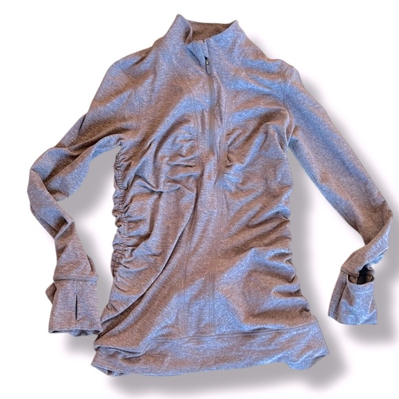 Lululemon Cypress Kiss 1/2 Zip Heathered Lunar Roc Sz 10 jacket pullover sweater - Picture 1 of 11